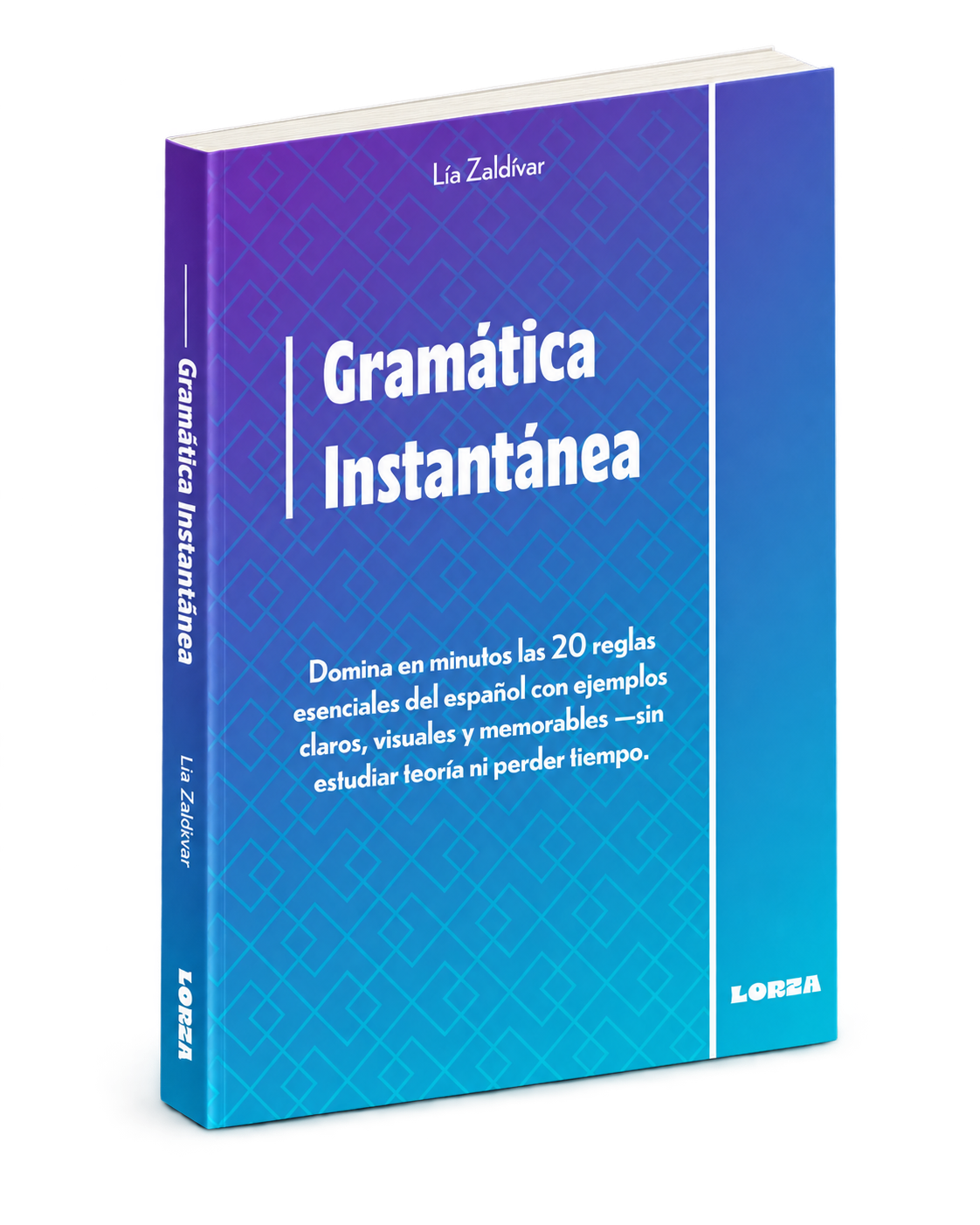 Mockup del libro Gramática Instantánea